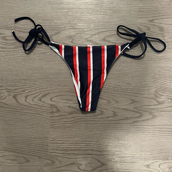 MAKE AN OFFER! Red, white, and blue thong bikini, size S, in perfect condition - Picture 6 of 8